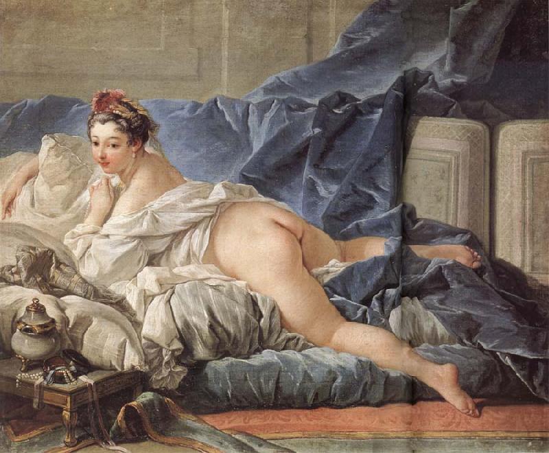 Francois Boucher Dark Odalisque